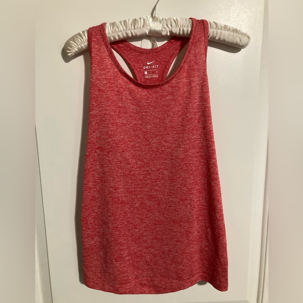 NIKE Dri-FIT Tank Top, Women, Salmon, Size S